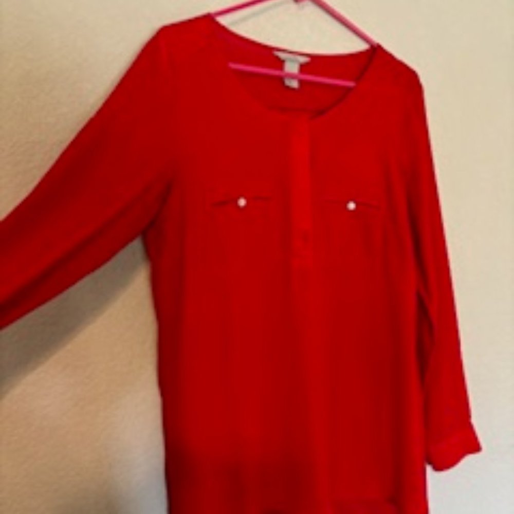 Red Blouse - Picture 2 of 3
